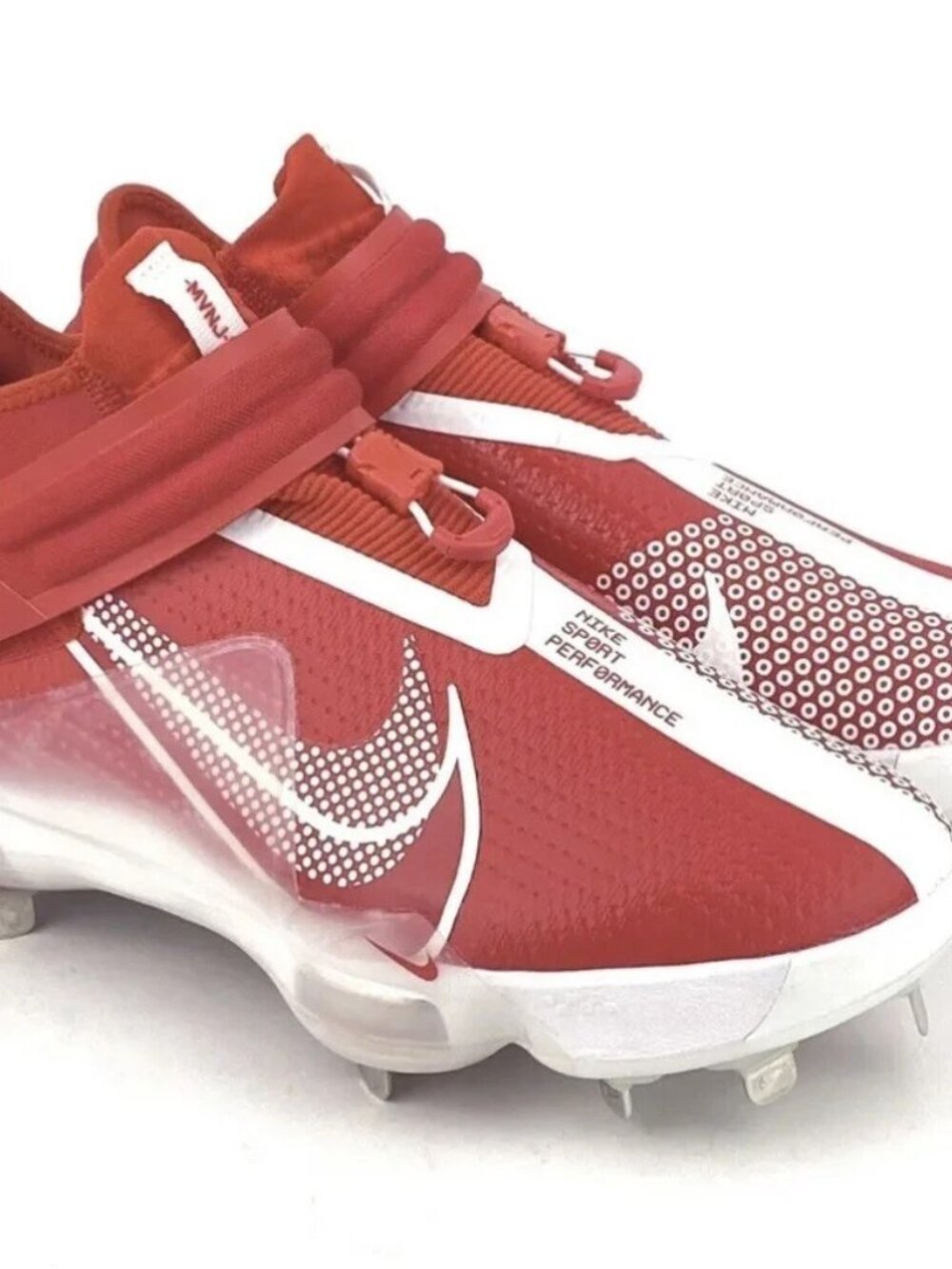 Nike Force Zoom Trout 7 Pro Mid Red/white Cleat Men's Size US 14 NWOB CI3134-602